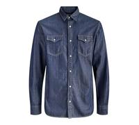 Jjesheridan Camiseta L/S Noos, Azul Oscuro, M