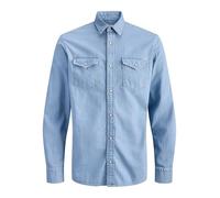 Jjesheridan Camiseta L/S Noos, Mezclilla De Color Azul Claro, XL