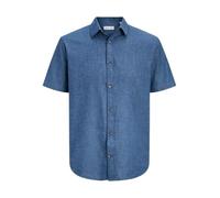 Jjesummer Linen Blend Camiseta S/S Sn, Azul Marino, XL