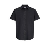 Jjesummer Linen Blend Camiseta S/S Sn, Negro, XXL