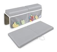 JJGoo - Rodillera de baño para bebé con almohadilla para el codo de 3,8 cm de grosor, alfombrilla para la bañera de bebé, cojín acolchado para el baño
