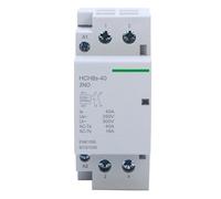 JJHQOKYNA Contactor de CA doméstico HCH8s-63, 2P, 40A, 63A, 2NO, 2NC, 1NO, 1NC, CC, 24 V, 110, 220, contactor automático, Tipo riel DIN, 50 Hz, 60(2p 40a 2no Ac230v)