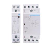 JJHQOKYNA Contactor de CA NCH8-20/2020A Pequeño 25A40A2P Monofásico 220V Tipo Riel(NCH8-40/40220/230V)