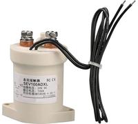 JJHQOKYNA Contactor de CC Alta tensión SEV100AD SEV100BD 100 A for la Carga Pilas Equipos eléctricos(with Aux Switch,1NO-24V)