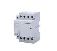 JJHQOKYNA Contactor Modular 40A-100A, 4P, 63A, 4NO, 4NC, 2NO, 2NC, 220V, 110V, 24V, contactor automático doméstico, Tipo riel DIN, ICT50/60Hz, 1 Unidad(4P 40A 4NO AC230V)