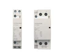 JJHQOKYNA Contactor Modular de CA doméstico, 2P, 25 A, 220 V/230 V, 50/60 Hz, for riel DIN, 2 NO, NC o 1 NO(16A 1NO 1NC)