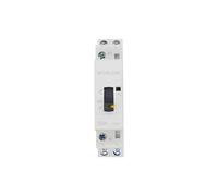JJHQOKYNA Contactor Modular de CC for Uso doméstico, 2P, 25A, 12 V, 50/60 Hz, con Interruptor Control Manual, for Carril DIN, MCH8D-25M(1no 1nc)