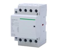 JJHQOKYNA Contactor Modular HCH8s-63, 40 A, 100 A, 4 Polos, 63 A, NA, NC, 2, 220 V, 110, 24, contactor automático for Uso doméstico, Tipo riel DIN, iCT, 50/60 Hz(4p 63a 4no Dc24v)