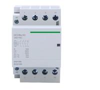 JJHQOKYNA Contactor Modular HCH8s-63 4P 63A 4NO 4NC 2NO 2NC 380V 220V 110V CA 24V automático doméstico Tipo Carril DIN iCT 50/60Hz(4p 63a 2no2nc Dc24v)
