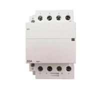 JJHQOKYNA Contactor Modular ICT-63A 40A 100A 4P 2P 4NO o 2NO2NC 110V 220V, contactor automático doméstico, Tipo 1 Unidad(40A 2NO2NC AC220V)