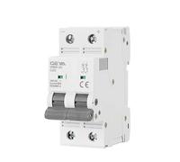 JJHQOKYNA Disyuntor DC MCB 80A 100A 125A 6KA 2p 500VDC Mini disyuntor DIN Rail DC Breaker Gym9-125(100a)