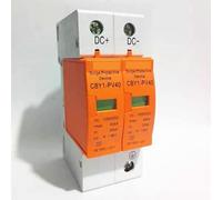 JJHQOKYNA Disyuntor Protector contra sobretensiones SPD DC 500V 800V 1000V 2P DC1000V 20KA ~ 40ka Pararrayos de bajo Voltaje Carril DIN Protector de 2 Polos(800V)