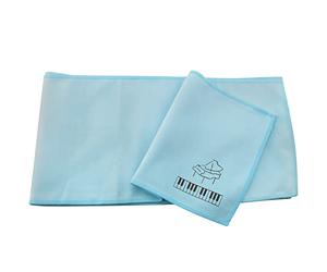 JJHXSM Funda para teclas de piano, tela a prueba de polvo, color azul, 125 x 15 cm, para piano o teclado de 88 teclas