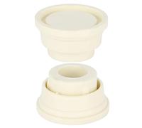 JJiaoLinin Tope de Seguridad para Escalera de Piscina,2 Piezas Suministros para Piscinas Parachoques de Escalera Blancos para Escaleras de Piscina Tapón de Goma para escaleras de Piscina