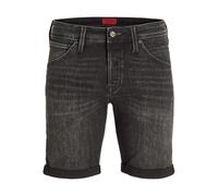 JJIRICK JJFOX Am 310 SN - Pantalones Cortos, Black Denim/Pack:Am 317, M