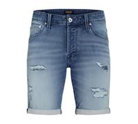 JJIRICK JJICON I.K. MF 136 SN - Pantalones Cortos, Azul Denim., S
