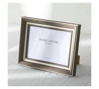JJJing5 Marco de fotos con memoria lino tablero de la imagen del montaje los marcos 3x5 for pared galería Regalos de boda para parejas(Grey Taupe,6x8)