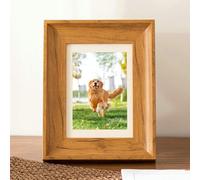 JJJing5 Marco de fotos con memoria nuez tablero de los marcos del montaje marco 3x5 for el paisaje Regalos de boda para parejas(Wood,8x10)