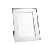 JJJing5 Marco de fotos con memoria Plata de la imagen del montaje en mesa y pared los marcos 3x5 for el paisaje Regalos de boda para parejas(4x6)