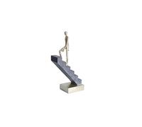 JJJing5 Sculptures - Escultura abstracta de resina, 1,2 kg, 6.2 x 2.8 x 14.6 pulgadas, decoración moderna del hogar, figura de pensador de escalera para decoración del hogar estética
