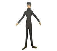 JJK Fushigura Megumi - Figura de peluche suave de 38 cm | JJK - Divertida figura acolchada suave, personaje de anime de articulación activa, adorno, algodón PP