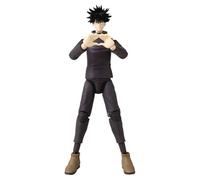 JJK Gojo Satoru Figura Anime Gojo Satoru Figura Modelo Super Acción Estatua Móvil Cambio Manos Accesorios Figuras, Uniforme Negro Posición de Pie Escultura Coleccionables Decoración 17 cm