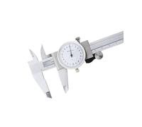 JJKKOZVQF 1 calibrador Vernier, paquímetro, Herramientas de carpintería, Herramienta de medición, micrómetro, Regla, calibrador de dial de Acero Inoxidable.(Box Metal Caliper 3)