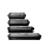JJKKOZVQF 1 Ventilador de Flujo Cruzado de 60 mm, 12 V/24 V CC, Modelo 60300, con Rodillos, Cuchillas y Rejilla de Escape Horizontal.(60300,12V)