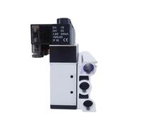 JJKKOZVQF 4V110-06 4V210-08 4V310-10 4V410-15 Juego de válvulas del colector de Escape 1F/2F/3F/4F/5F/7F/8F/10F/12F/15F/16F estación de válvulas solenoides Base(4F)