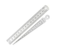 JJKKOZVQF Calibrador de espesores de cuña, Calibre de separación, Regla de Acero, Calibre de Relleno, medidor de Espesor, sondas de medición, Herramienta de medición de Apertura(Ruler 200mm)