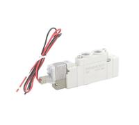 JJKKOZVQF Electroválvula eléctrica de 2 Posiciones, electroválvula Doble electromagnética SY7220 C10(SY7220-4HZ-C10)