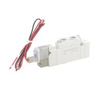 JJKKOZVQF Electroválvula neumática eléctrica de 2 Posiciones, electroválvula Doble electromagnética SY7220 C10(SY7220-4DE-C10)