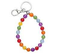 JJKSKV Juego de joyas coloridas con cuentas, collar, pulsera, tobillera y aretes de piedra de ojo de gato arcoíris, estilo bohemio., One Size, Cobre, No es una piedra preciosa