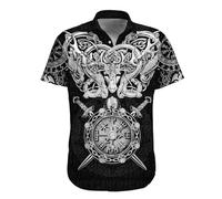 JJLLAZAD Viking Jormungandr Sudadera con Capucha Hombres Vegvisir Yggdrasil Verano Invierno Mitología Nórdica Trajes de Cosplay 11 Tipos y 8 Tamaños