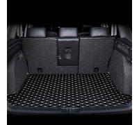 JJNIENUS Coche Cuero Alfombrillas Maletero para Kia EV3 2024, Personalizado Alfombra Maletero Bandeja Impermeable Estera Antideslizante Protectora Accesorios,B/Black-Beige