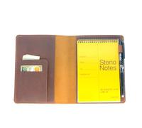 JJNUSA Compatible con cuadernos de espiral Rite in the Rain - Funda de piel para cuaderno encuadernado de 4 x 6 pulgadas, color marrón