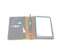 JJNUSA Funda compatible con Rocketbook Mini Cover Smart Business hecha a mano de piel auténtica envejecida, para tarjetero, tamaño mini, 8,9 x 14 cm, color marrón