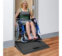 JJoias Rampas De Umbral, Rampas Para Sillas De Ruedas Para Puertas De Entrada De Acera En La Entrada, Rampas De Umbral De Servicio Pesado, Superficie Sin Deslizamiento Para Umbrales, Puertas Y Baños