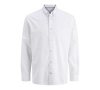 Jjoxford - Camiseta con Detalles, Blanco, S