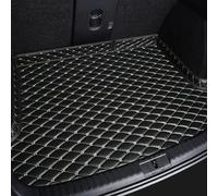 JJQFLB Alfombrilla para Maletero de Coche Personalizada, Compatible con Smart forfour 2015+, Alfombrilla para Carga Lateral Alta, Impermeable,2-Black+Beige