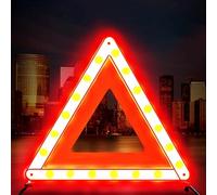 JJQFLB Trípode Reflectante Triangular para Coche, Compatible con Porsche 718 911, Señal de Advertencia de Avería de Emergencia, Soporte de Parada de Seguridad Vial