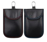 JJQHYC 2 Bolsa Faraday para Llaves Coche Bloqueador de Señal RFID Antirrobo