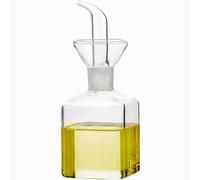 JJQHYC Aceitera de Cristal Antigoteo Botella de Aceite de Oliva Pequeña Botella de Vinagre 125 ml Aceitera y Vinagrera, Dispensador de Aceite para Cocina y Barbacoa