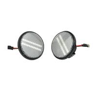 JJRFVBGT Marcador Lateral del Coche Compatible con Mazda para MX-5 Mk1 Mk2 Mk3 1989-2015 2 Luces Intermitentes Dinámicas De Flecha Luz De Posición Lateral Luz Intermitente Secuencial(Clear)