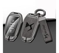 JJRY Coche Llave Mando Carcasas para DS DS7 DS5 DS6 DS9 New Energy DS4 Llavero Carcasa de Llave Accesorios Decorativos,Grey Grey Set
