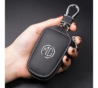 JJRY Coche Llave Mando Carcasas para MG TF ZR ZS HS GS GT RX5 RX8 MG6 MG5 Llavero Carcasa de Llave Accesorios Decorativos,Black Style