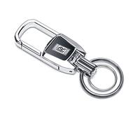 JJRY Coche Llavero para Rolls-Royce Ghost Phantom Cullinan Wraith Ilavero Personalizado Coche Accesorios,Bright Silver