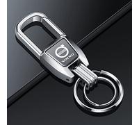 JJRY Coche Llavero para Volvo XC60 S90 XC40 Ilavero Personalizado Coche Accesorios,Silver Style