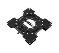 JJsdwin Placa giratoria de asiento, placa de montaje de asiento giratoria 360° con 4 ángulos de giro, base giratoria de asiento resistente para Mercedes Benz Sprinter 2007-2018, para Ford Transit 2014
