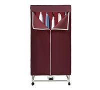 JJsdwin Secadora de ropa, 1200-1500 W, con mando a distancia y ruedas, 220 V, secadora para casas, apartamentos y dormitorios, 3 niveles de secado